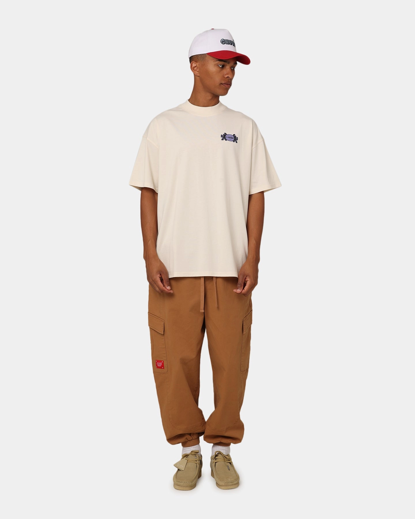 Carre Warrior Oversized T-Shirt Off White Daily Outfit