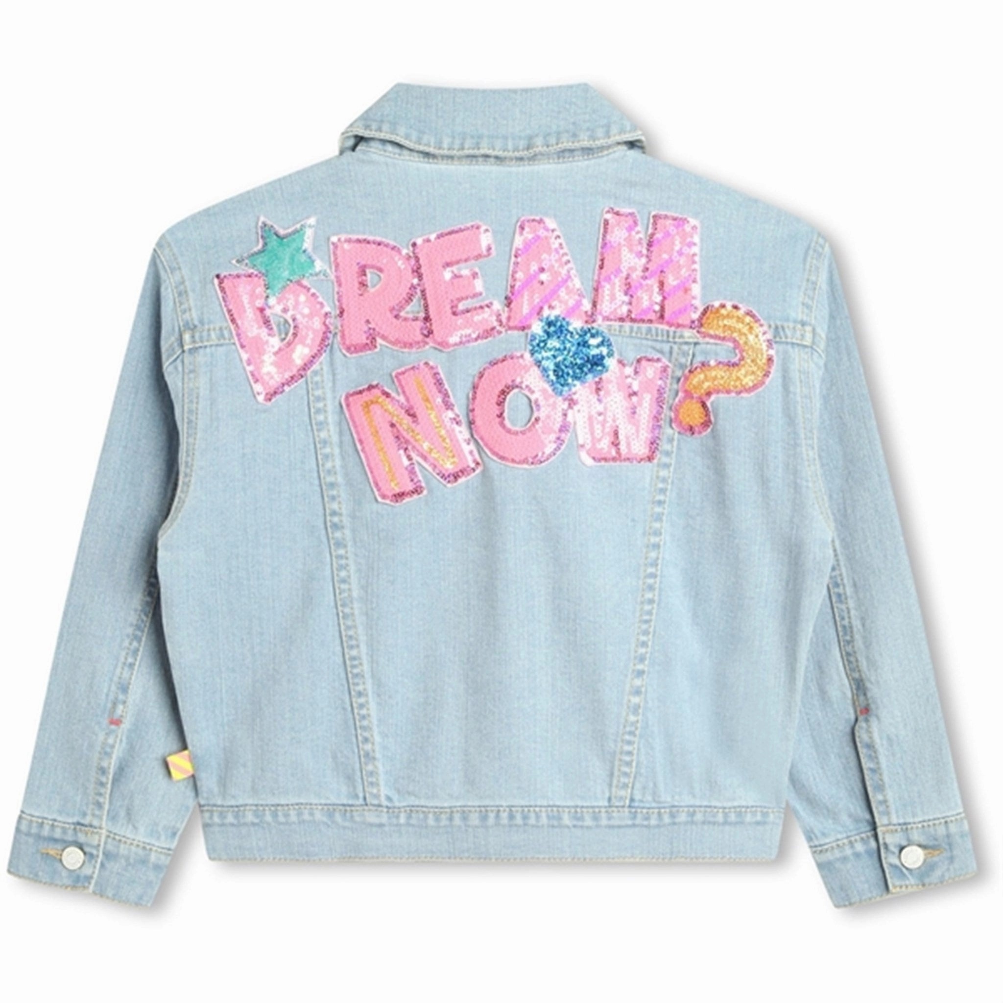All Day Fit Billieblush Double Stone   Bleach Denim Jacket