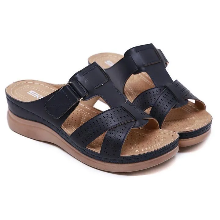 Dr. Care Premium Vintage Orthopedic Open Toe Sandal, Comfy Women Orthopedic Premium Sandals
