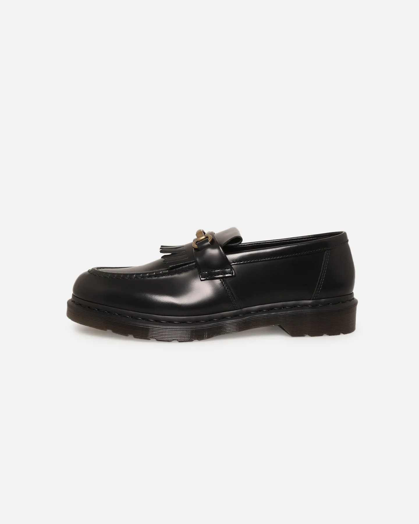 Sturdy Construction Practical Features Dr Martens Adrian Snaffle Loafer Black