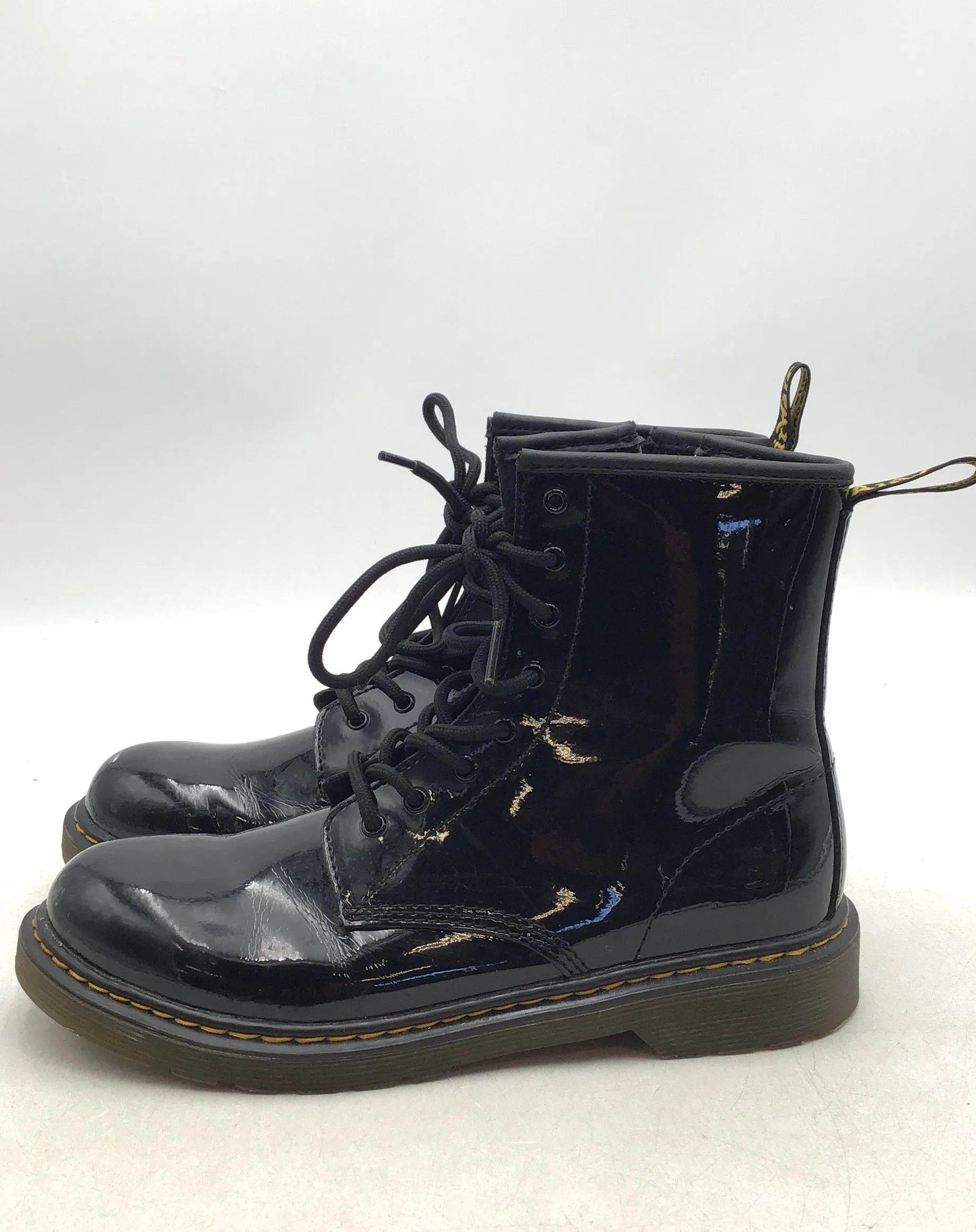 Dr. Martens Men's 1460 Y Black Combat Boots - Size 6