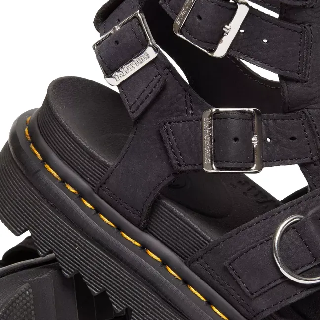 Toe Free Daily Wear Dr. Martens Sandalo da donna gladiatore Olson 31542057 grigio antracite