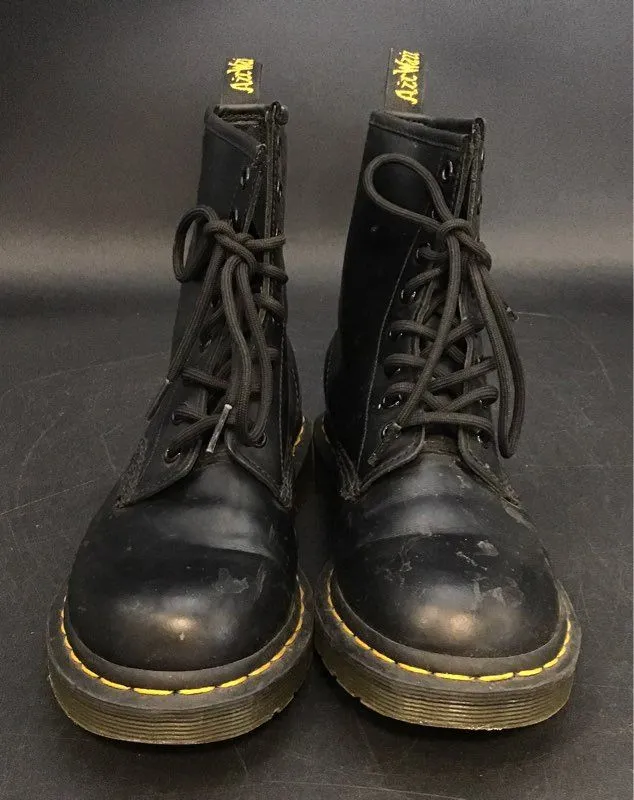 Dr. Martens Women's 1460 Black Combat Boots - Size 7