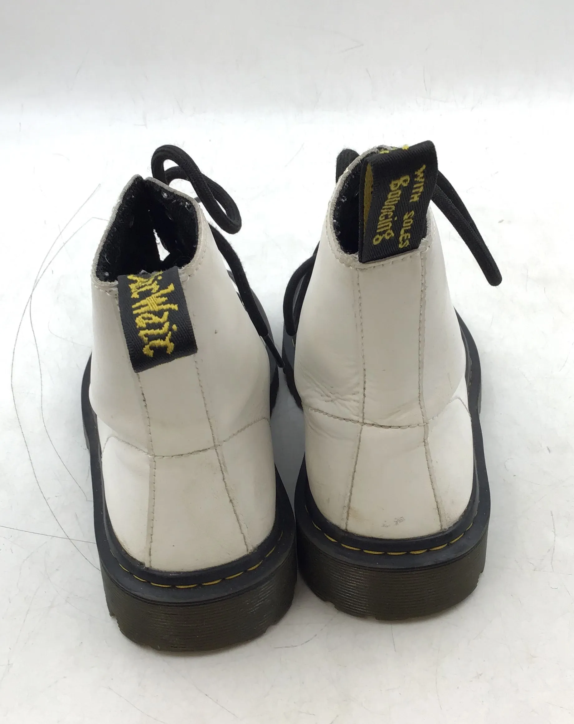 Dr. Martens Women's Luana White Combat Boots - Size 7