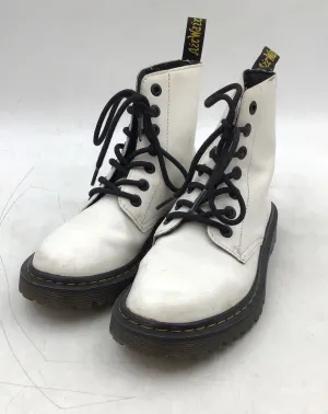 Dr. Martens Women's Luana White Combat Boots - Size 7