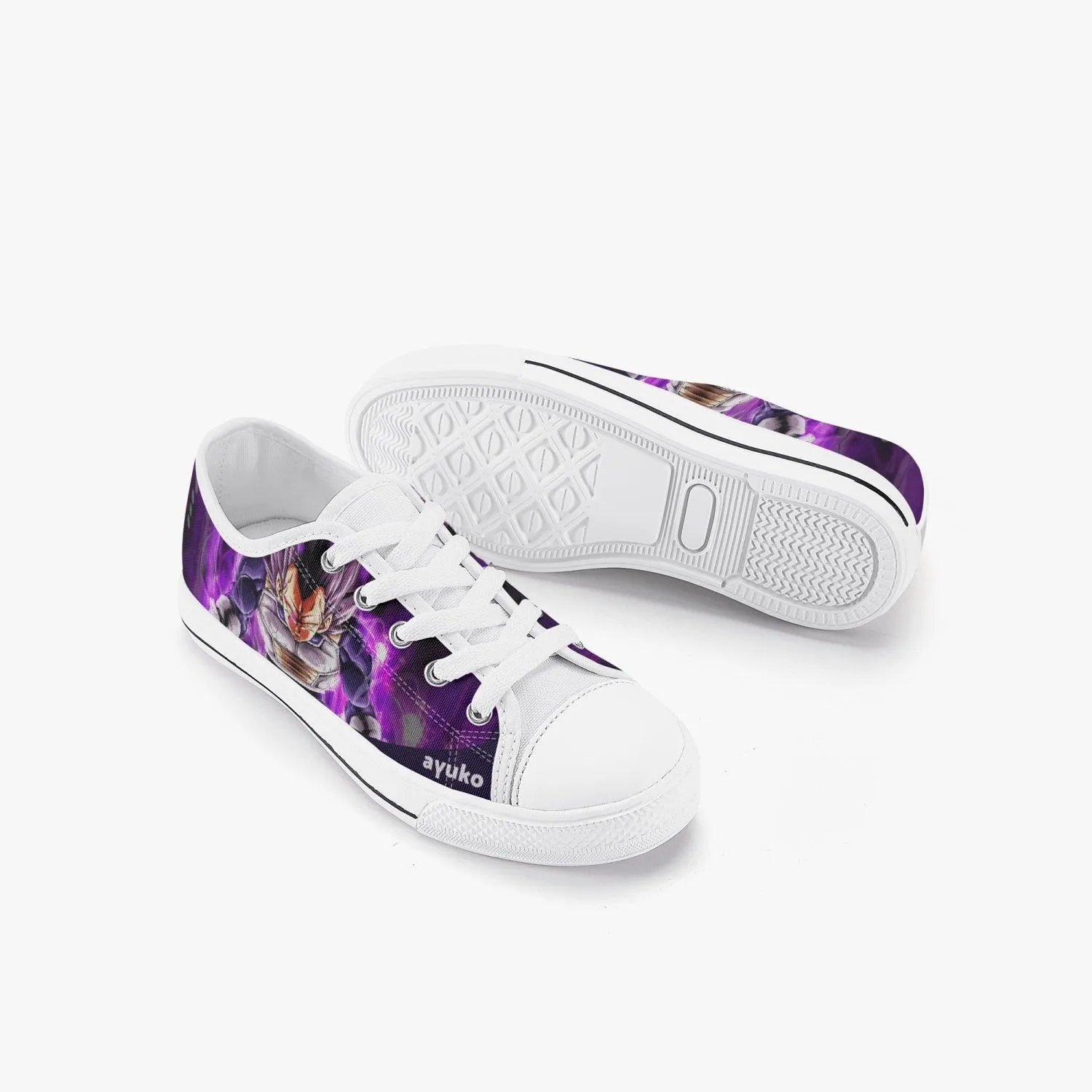 Dragonball Z Vegeta Ultra EGO Kids A-Star Low Anime Shoes