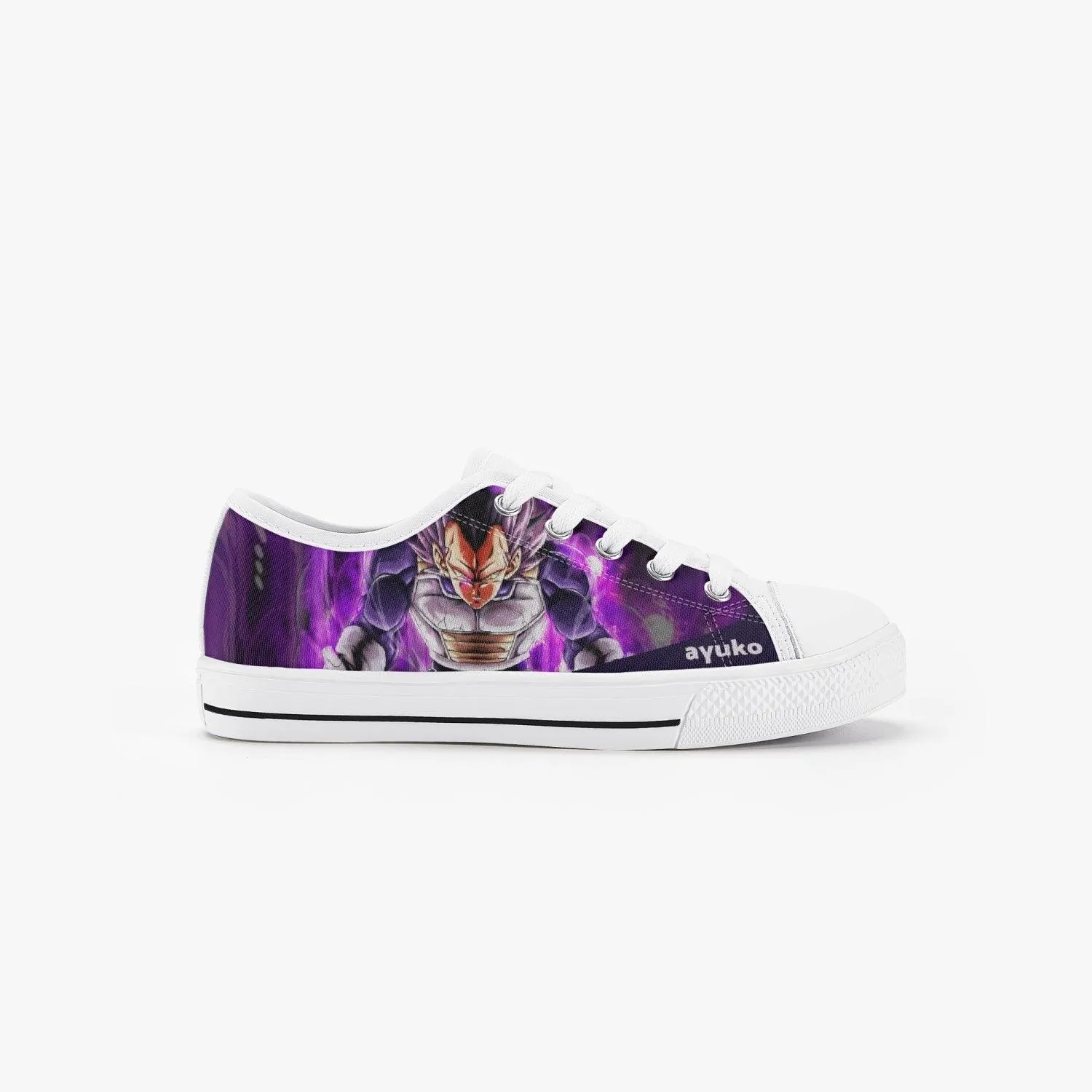 Dragonball Z Vegeta Ultra EGO Kids A-Star Low Anime Shoes