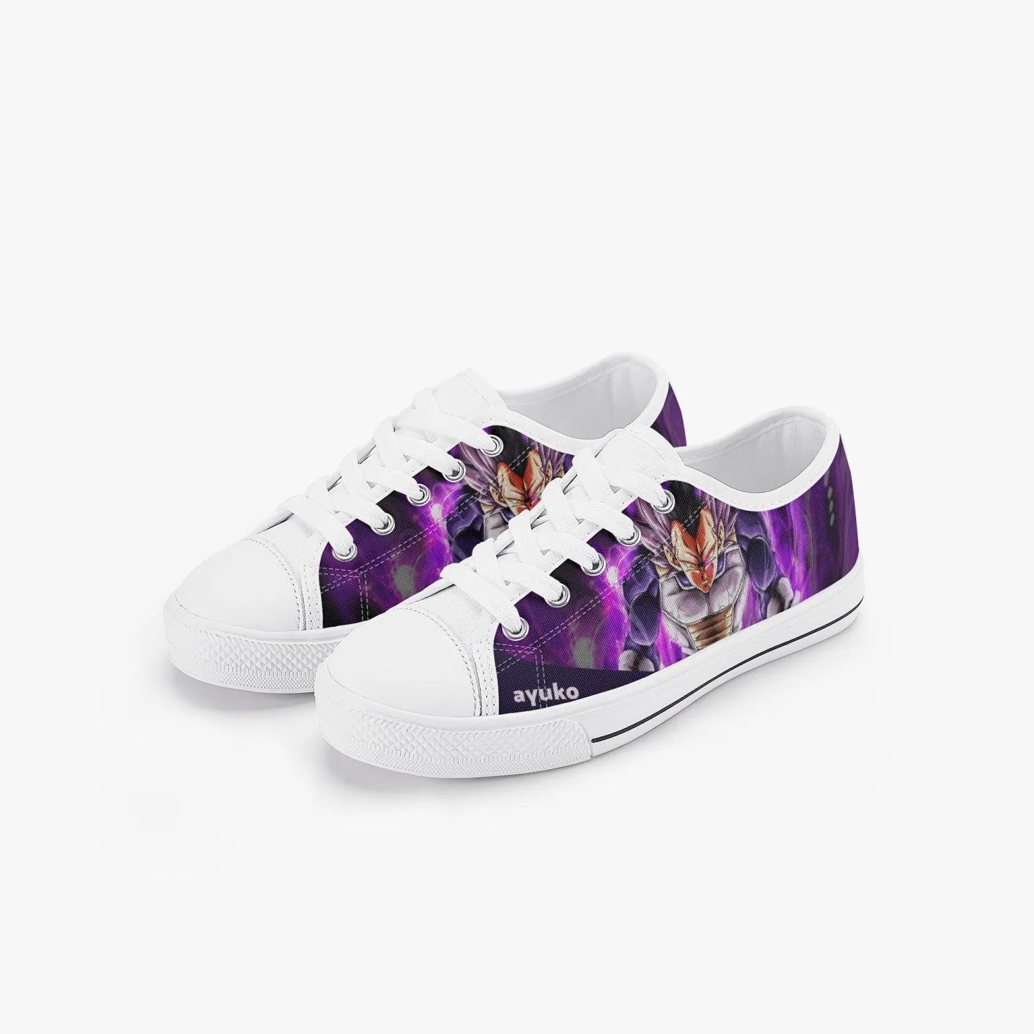 Dragonball Z Vegeta Ultra EGO Kids A-Star Low Anime Shoes