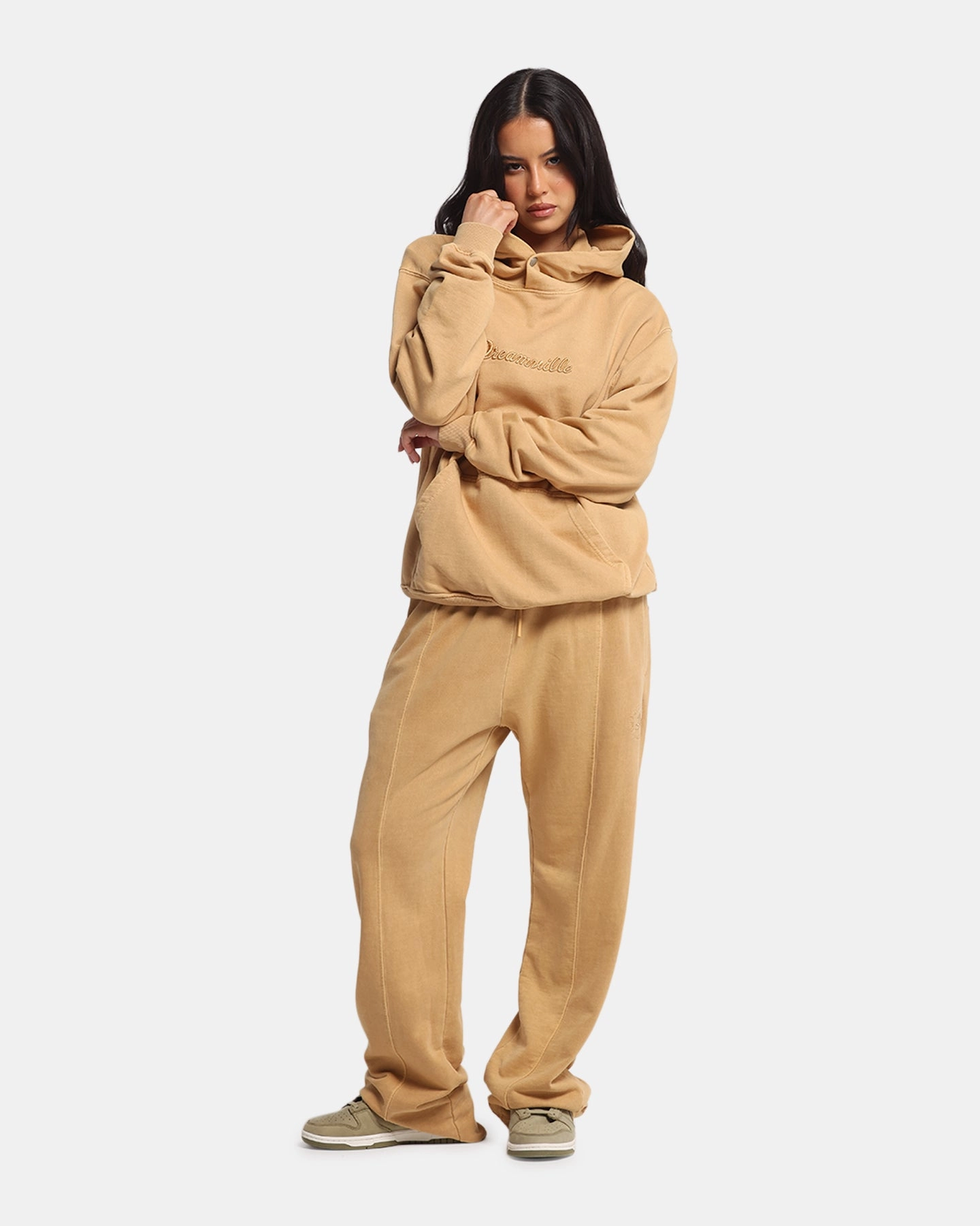 Dreamville Tonal Sweatpants Sand Wash No Bunching