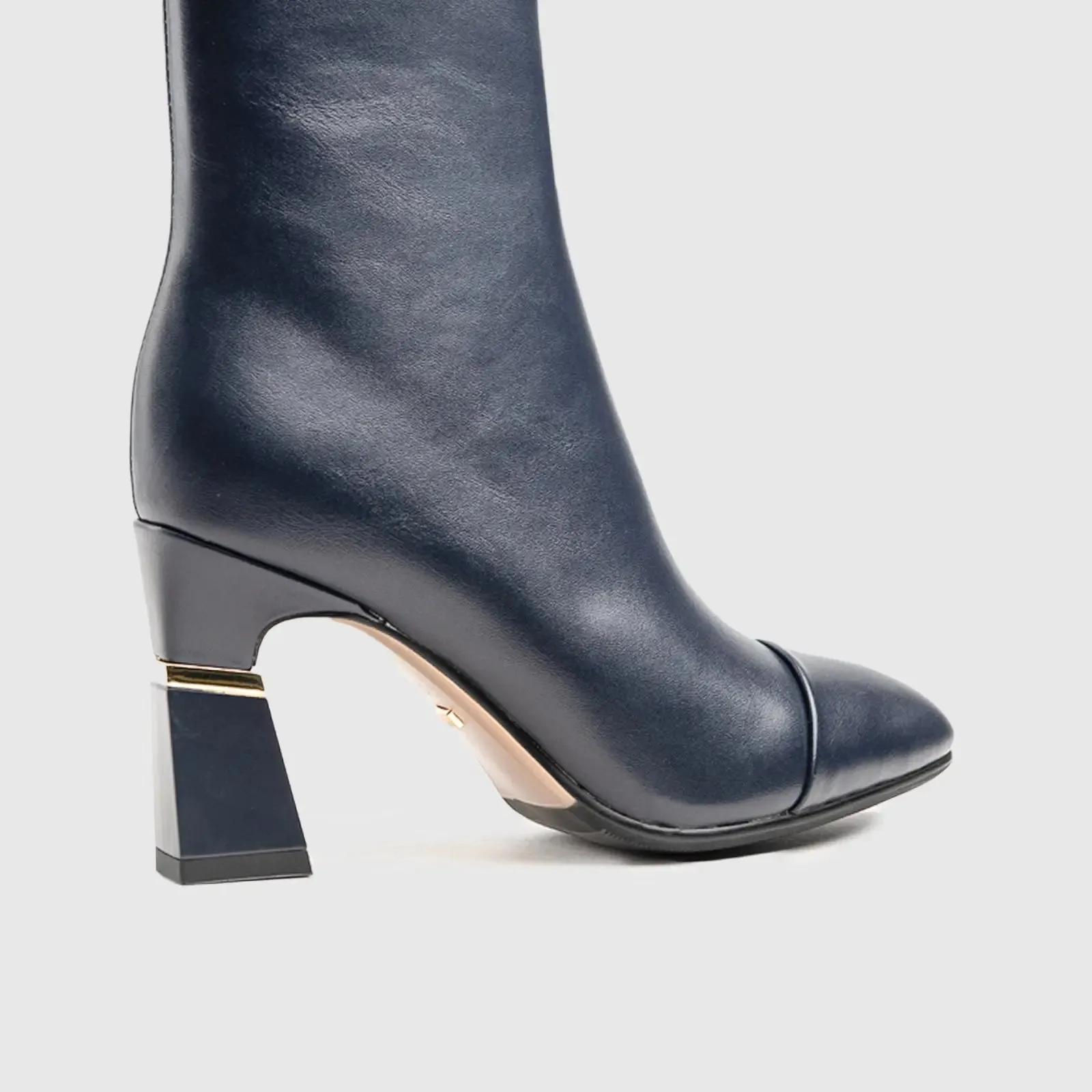 Dress Ankle Boots Navy Car010