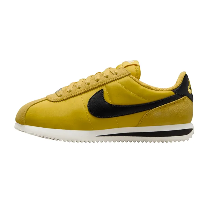 Nike scarpa sneakers da adulto Cortez DZ2795 700 giallo-nero Suede