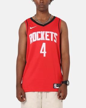 Nike Jalen Green Houston Rockets #4 Icon Edition 2022/23 Nike Dri-Fit NBA Swingman Jersey University Red Stretchable Knit Material