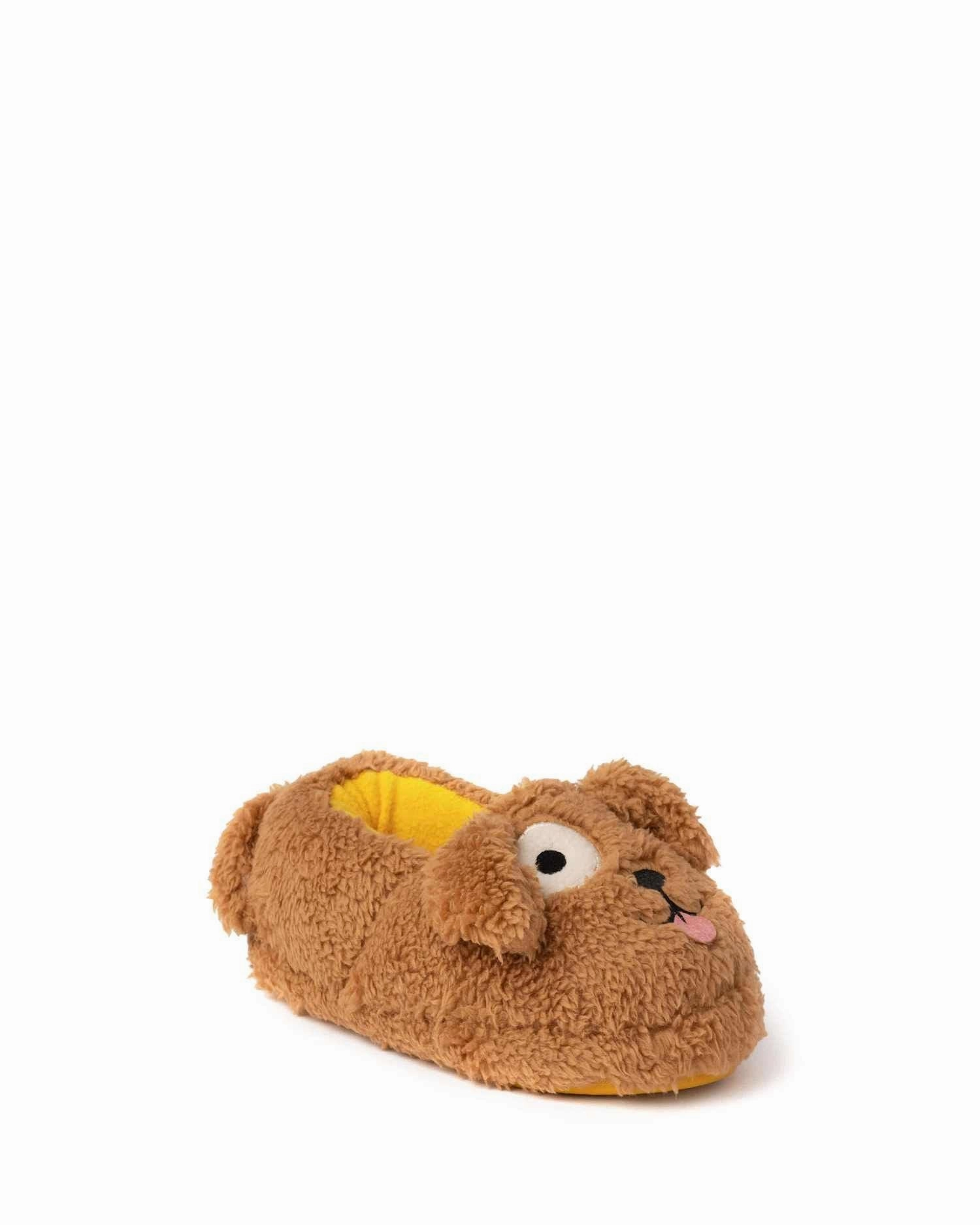 Dearfoams Kid's Emery Critter Closed Back Animal Slipper Cushioned Control