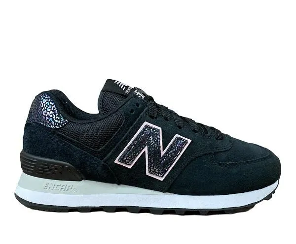 Enhanced Heel Counter New Balance scarpa sneakers da donna WL574AN2 nero