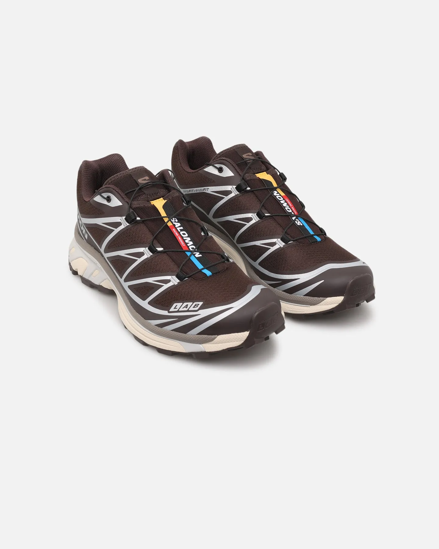Salomon XT-6 Black/Coffee Breathable Weave Ventilated Footbed System