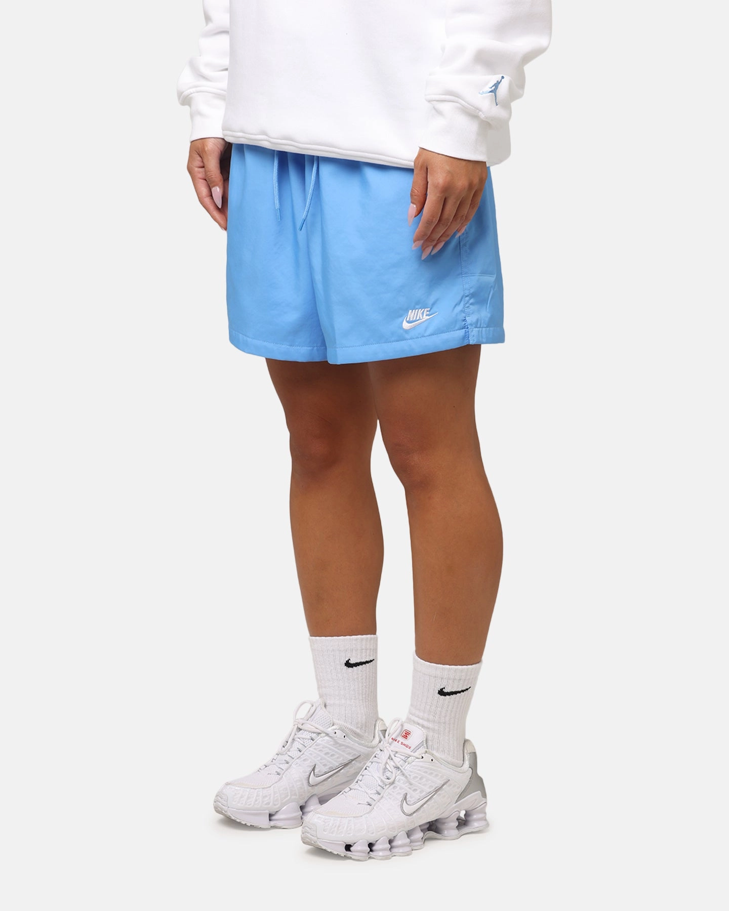 Nike Club Flow Shorts University Blue Easy Flex Design Breath Fit