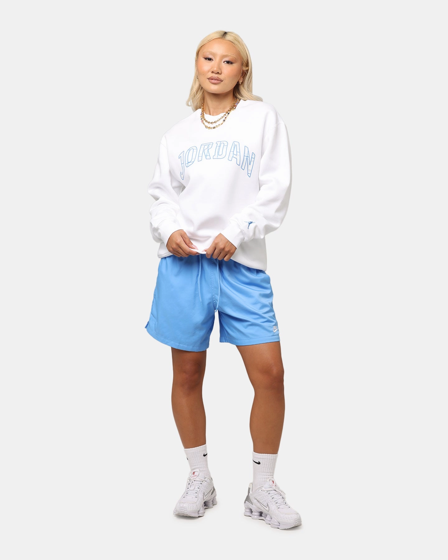 Nike Club Flow Shorts University Blue Seamless Wear
