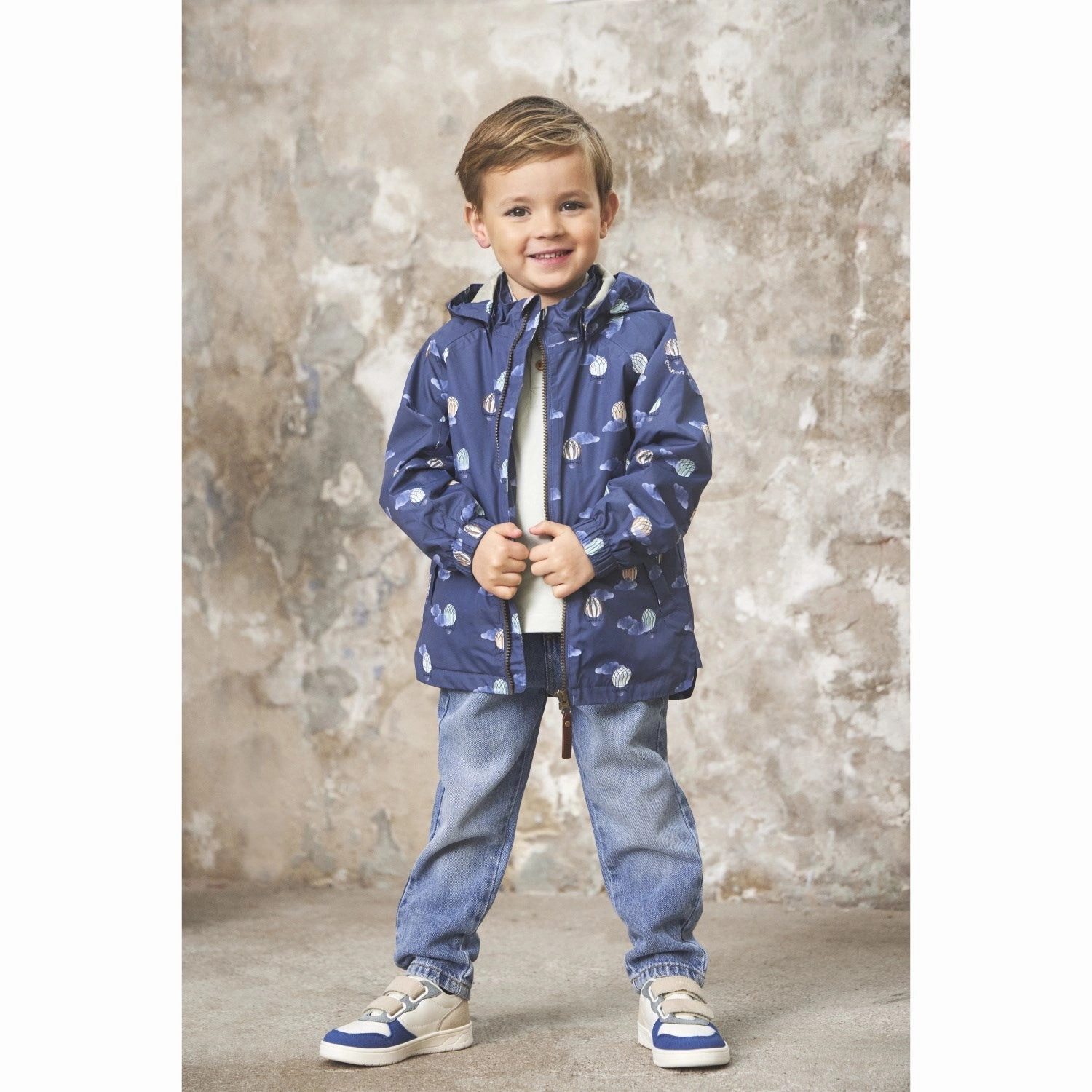 Cold Ready Look En Fant Vintage Indigo Jacket, AOP