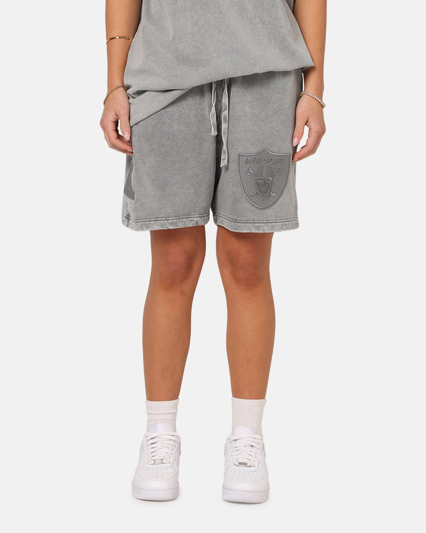 Pro Standard Las Vegas Raiders Washed Classic Shorts Washed Grey Classic Style