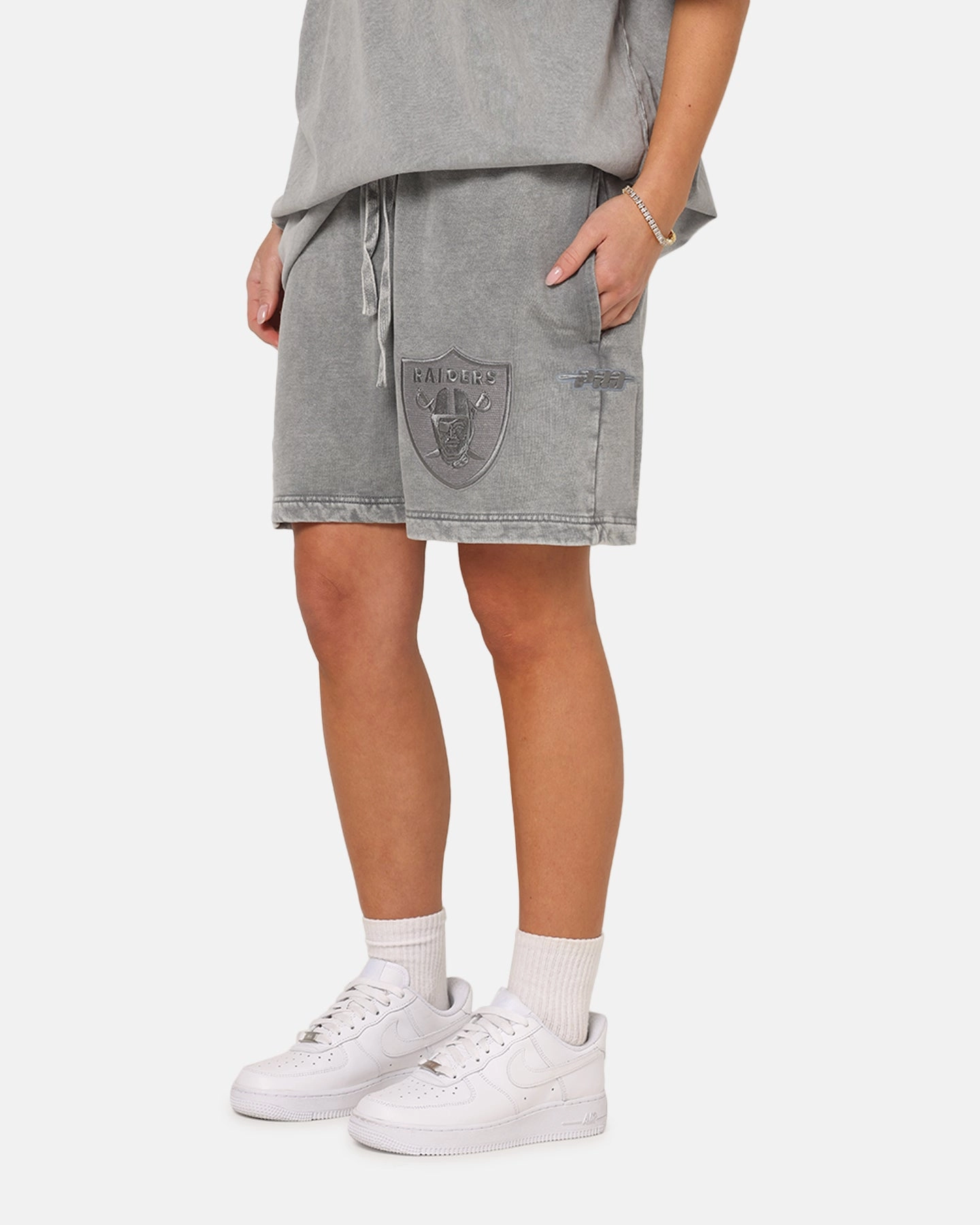 AntiStaticLining Pro Standard Las Vegas Raiders Washed Classic Shorts Washed Grey