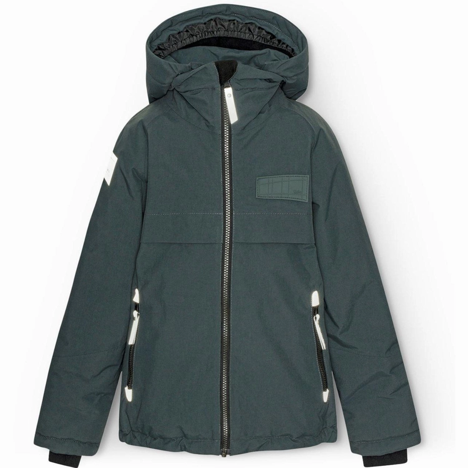 Runway Inspired Magnetic Fastenings Molo Space Grey Castor Jacket