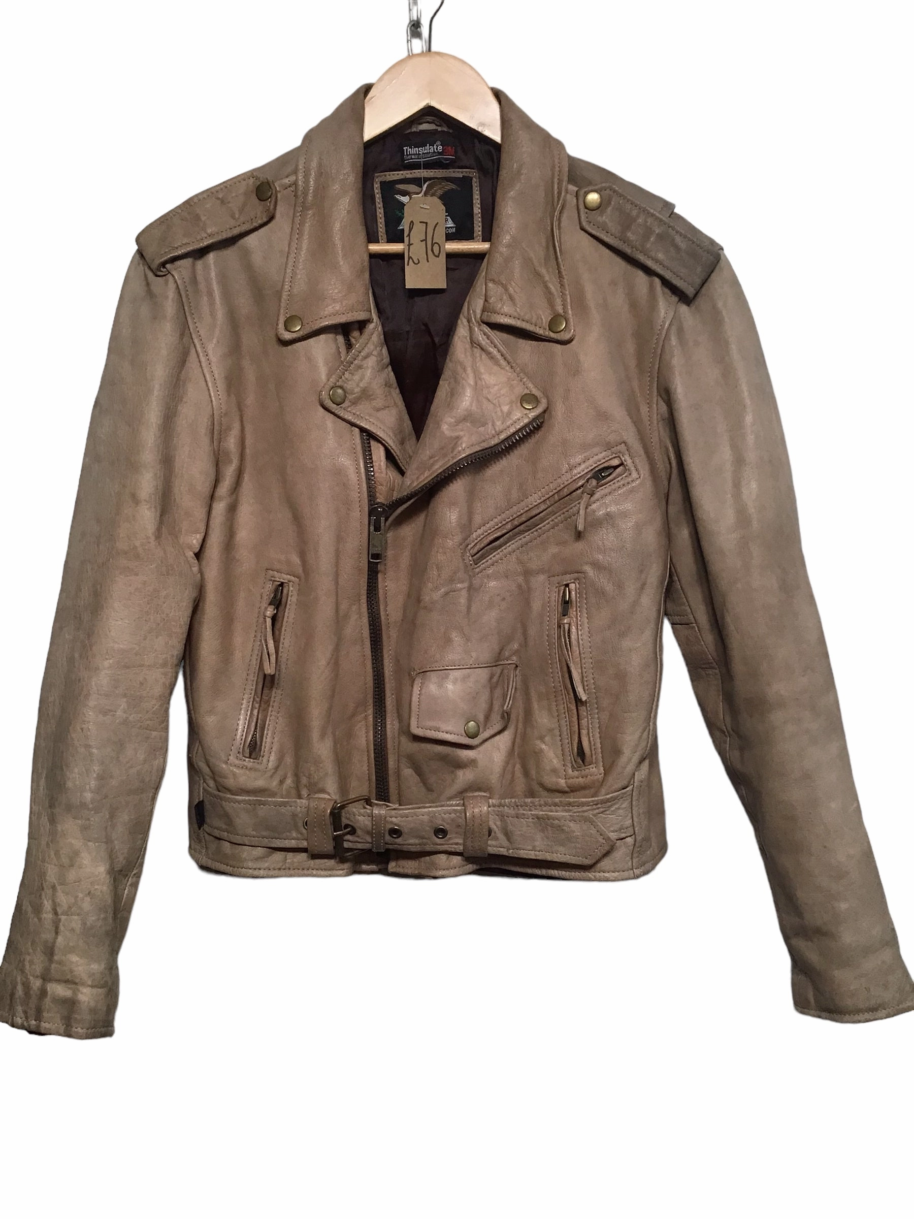 Low Maintenance Wardrobe Jasmin Women's Leather Jacket (Size L)