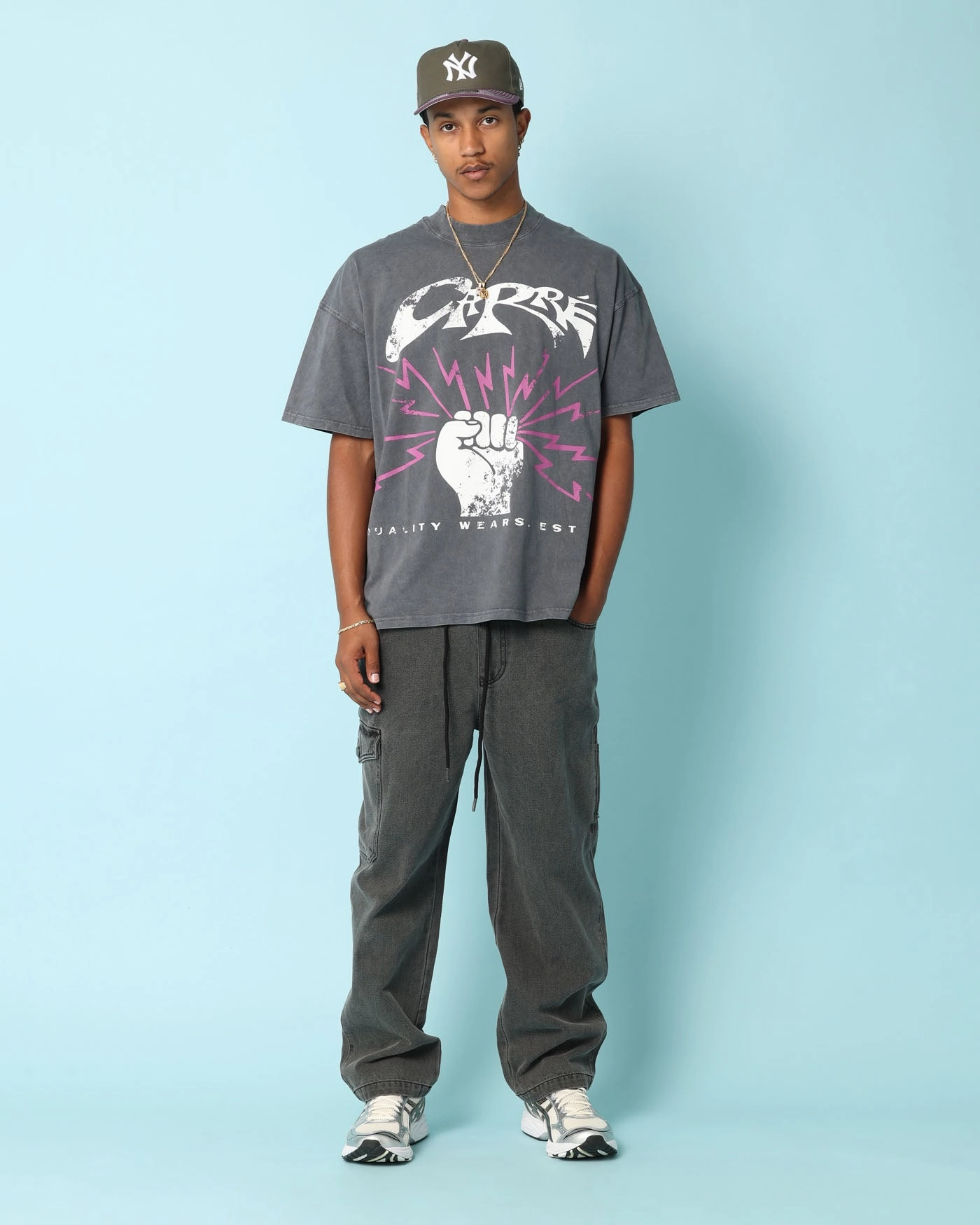 Carr?? Revolution 13 Oversized T-Shirt Vintage Black ComfortFirst Functional Comfort