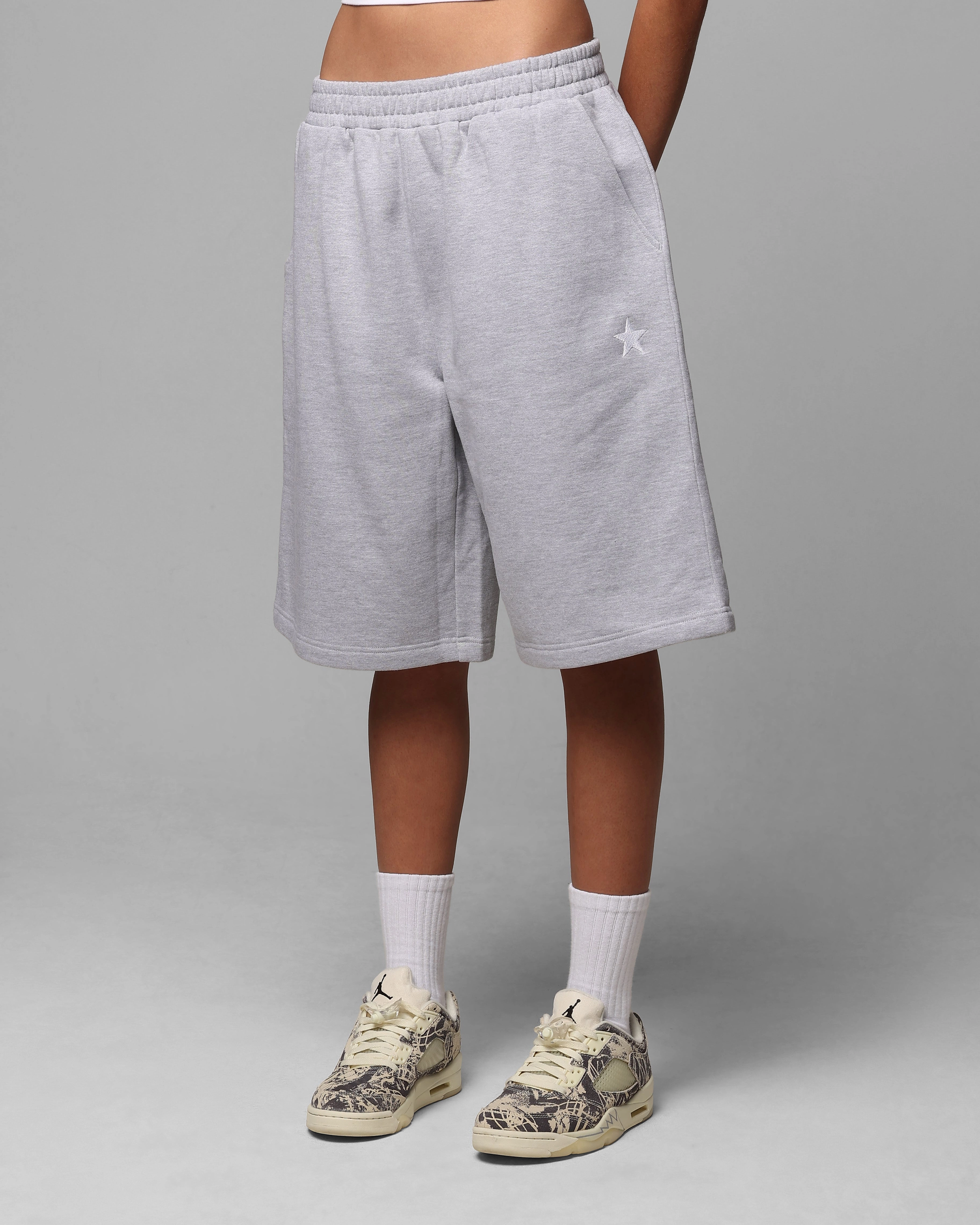 LightweightDesign Movement Comfort Loiter Premium Essentials Sweat Shorts Grey Marle