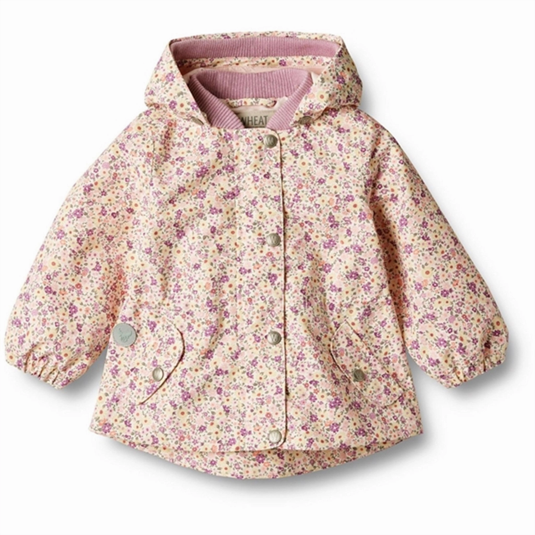 Wheat Jacket Ada Tech Candy Flowers High Collar Style