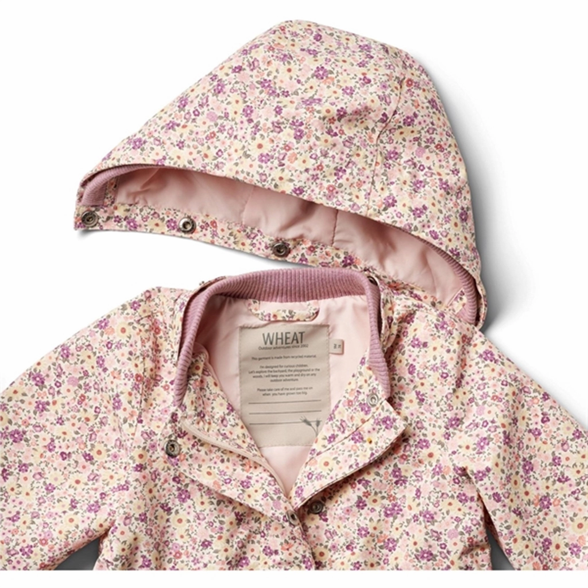 Shawl Lapel Wheat Jacket Ada Tech Candy Flowers