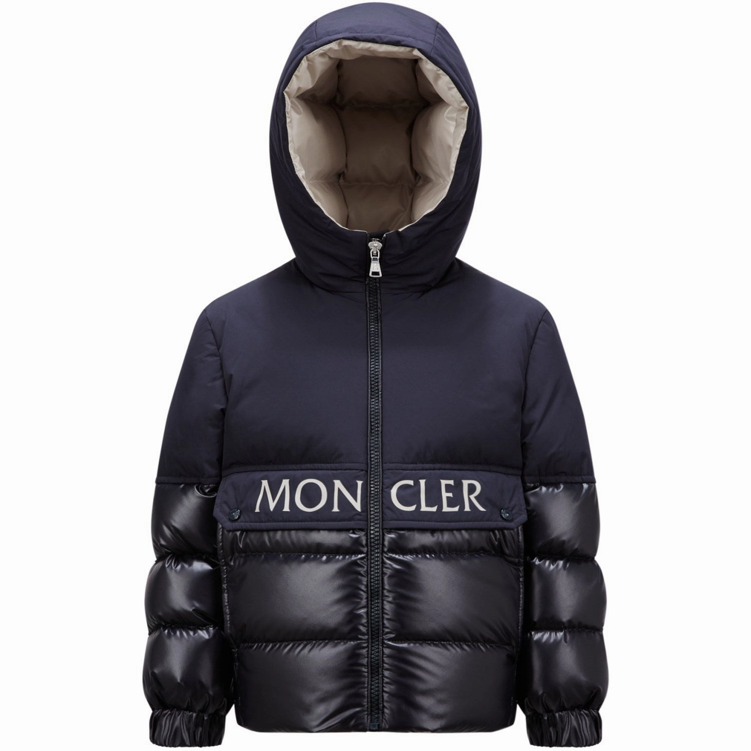 Moncler Medium Blue Andres Jacket Flexible Shoulder Panels Outdoor Adventure Wear