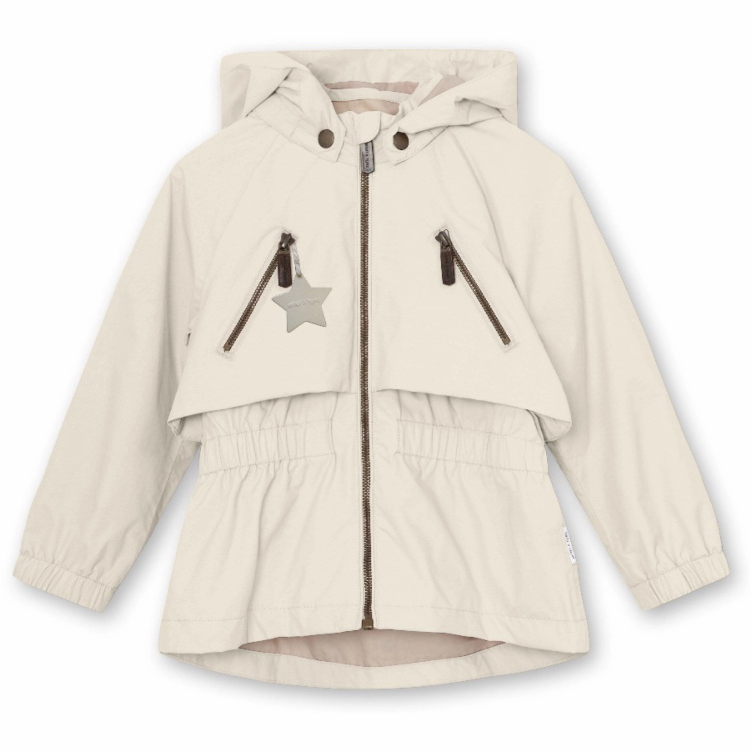 Hypoallergenic Padding Transitional Wear Mini A ture Sandshell Algea Spring Jacket. GRS