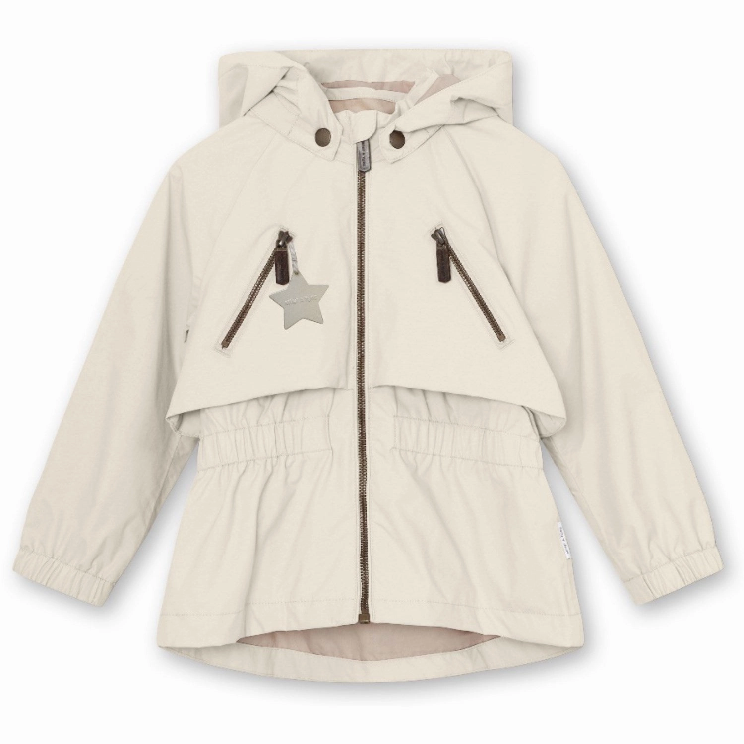 Neutral palette Stretch Comfort Mini A ture Sandshell Algea Spring Jacket. GRS