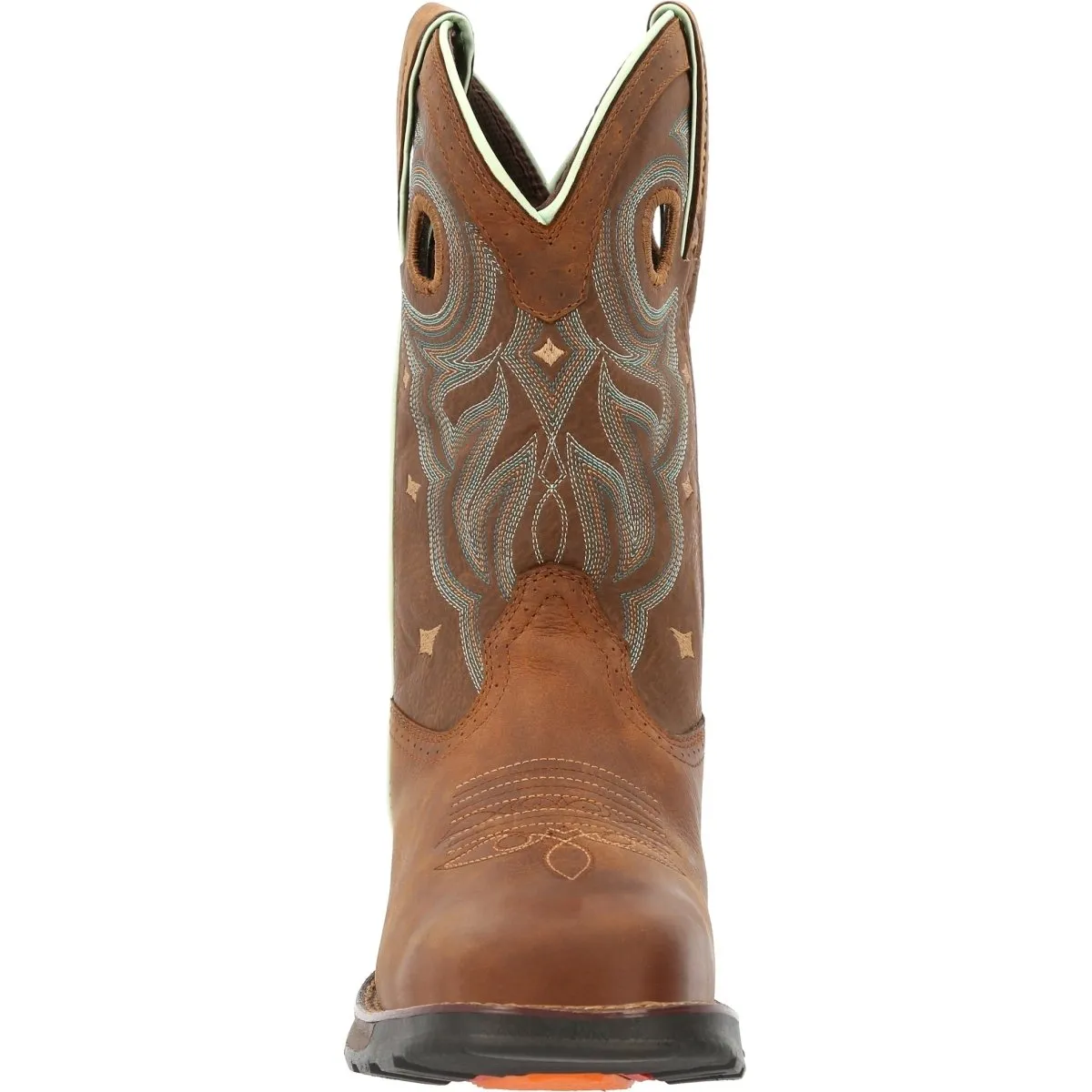 Durango Maverick Women's Steel Toe Waterproof Western Work Boots Drd0416 In Rugged Tan