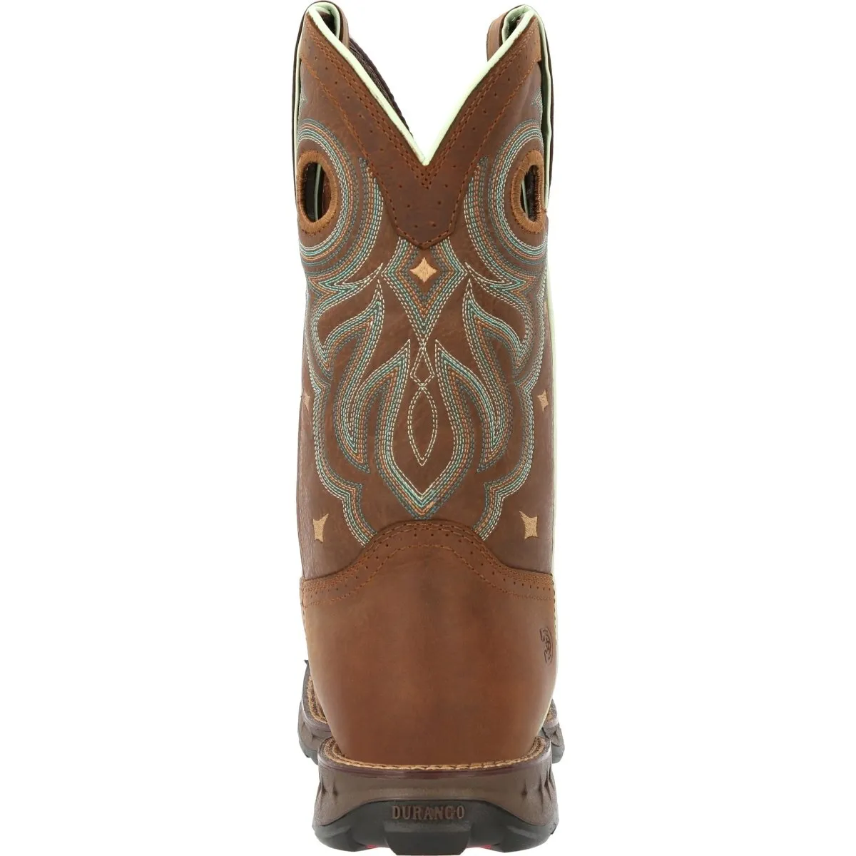 Durango Maverick Women's Steel Toe Waterproof Western Work Boots Drd0416 In Rugged Tan