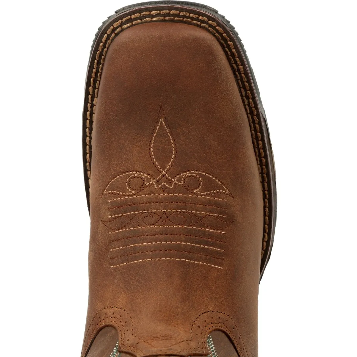 Durango Maverick Women's Steel Toe Waterproof Western Work Boots Drd0416 In Rugged Tan
