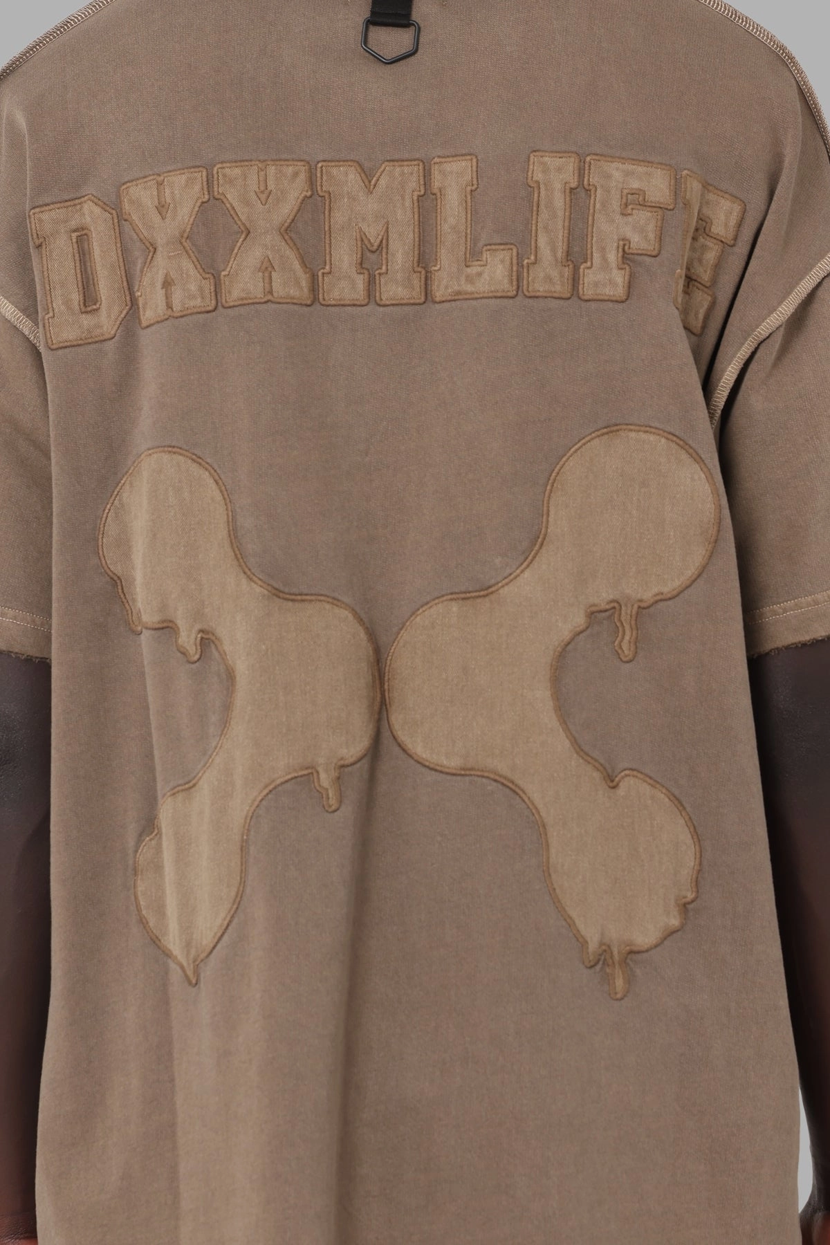 DXXMLife L-5 Txnal Oversized T-Shirt Brown/Brown Fashionable Look Soft Wear