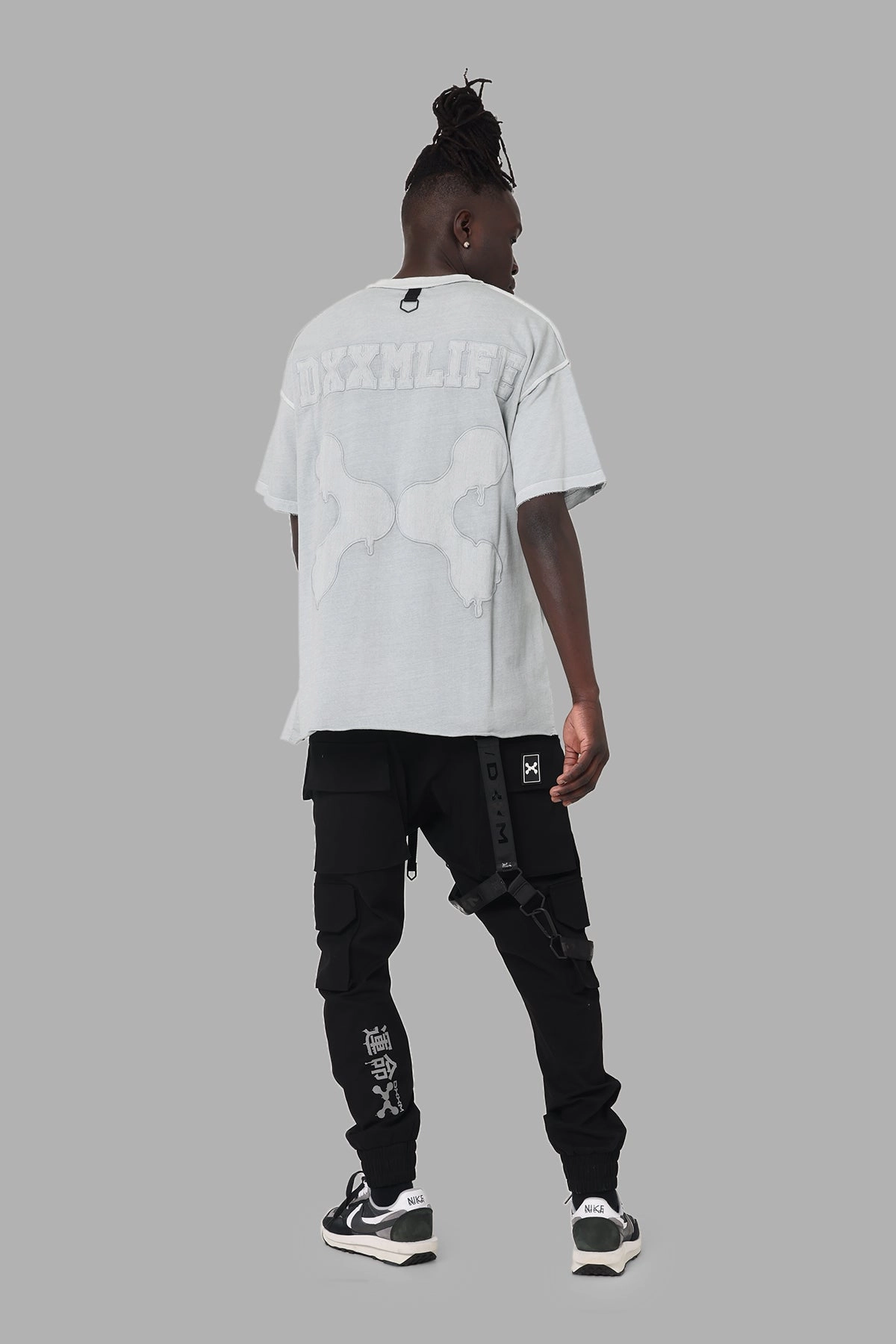 DXXMLife L-5 Txnal Oversized T-Shirt Grey/Grey Adult sophistication