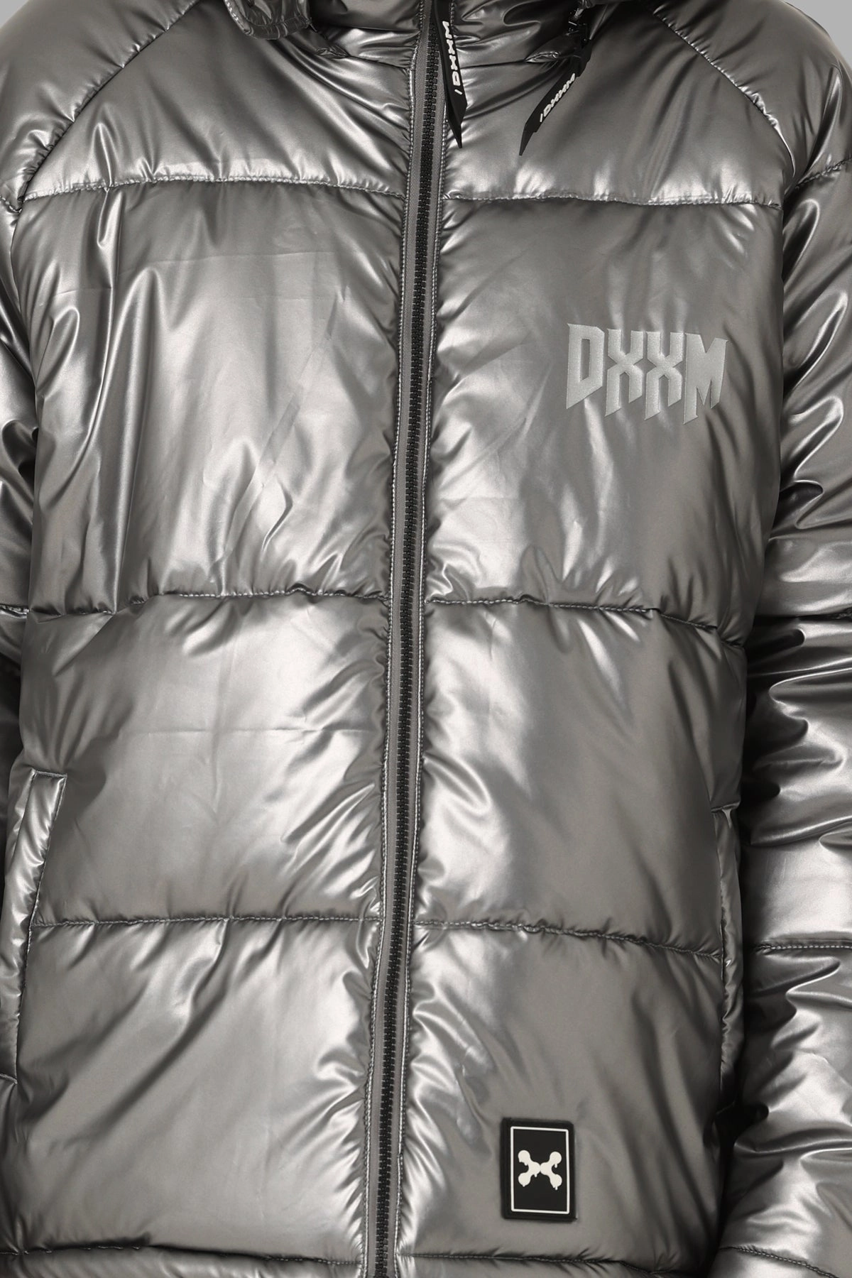 keepsake DXXMLife L-6 A Chrxme Puffer Jacket Silver