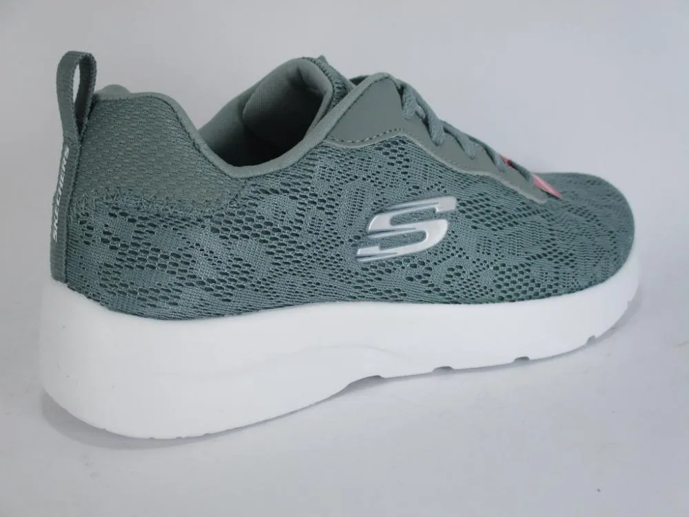 Aerodynamic Sole Design Skechers sneakers da donna Dynamight 2.0 Homespun 12963 SAGE grigio