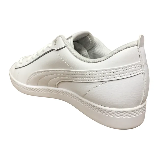 Puma scarpa sneakers da donna Smash v2 L 365208 04 bianco Indoor equipment