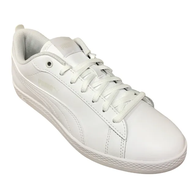 Puma scarpa sneakers da donna Smash v2 L 365208 04 bianco moisture - wicking sock Running Challenge