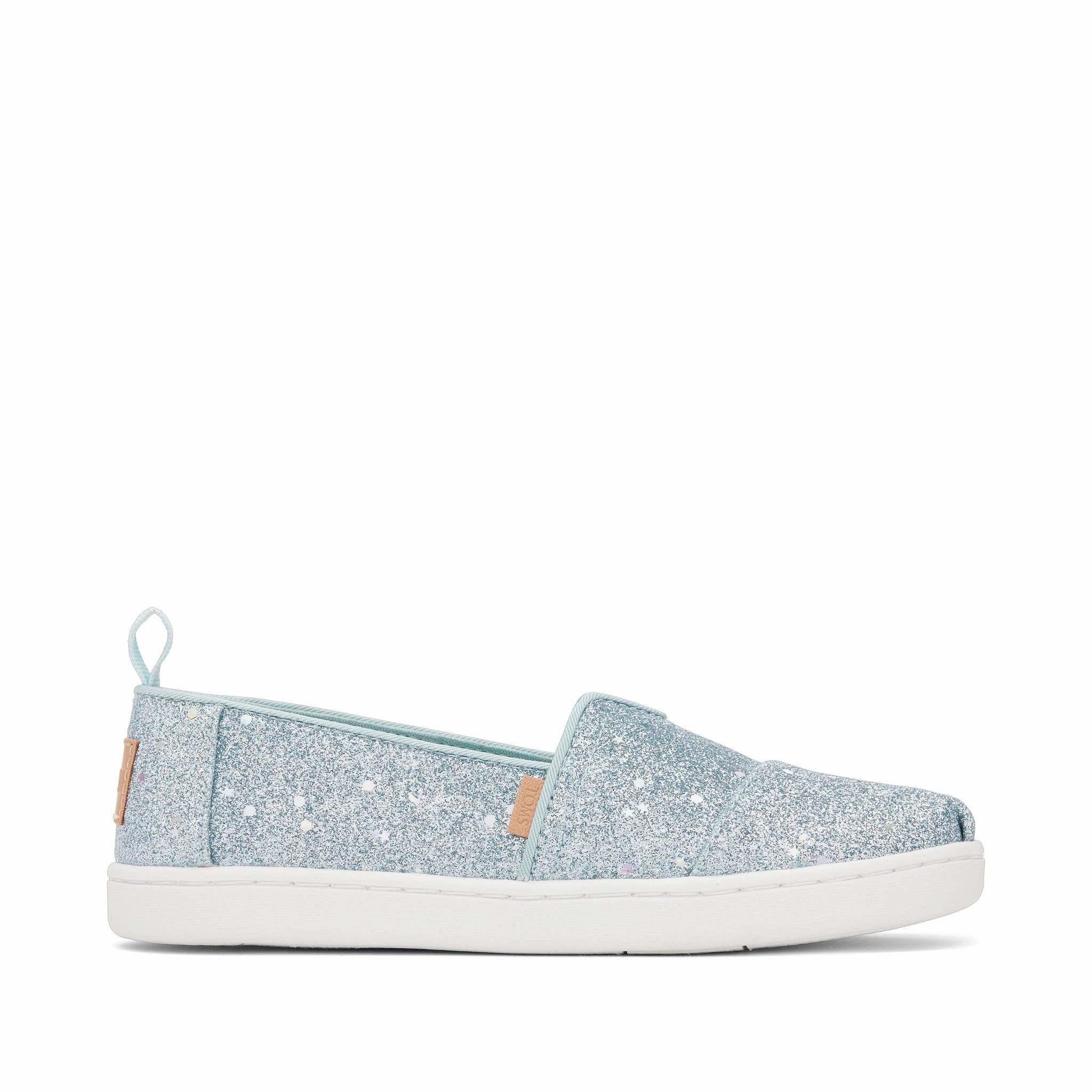 Youth Alpargata Mint Cosmic Glitter Kids Shoe Stability Control Frame