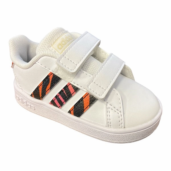 3D Arch Molding Adidas sneakers da bambino Grand Court CF I GZ1079 white-black