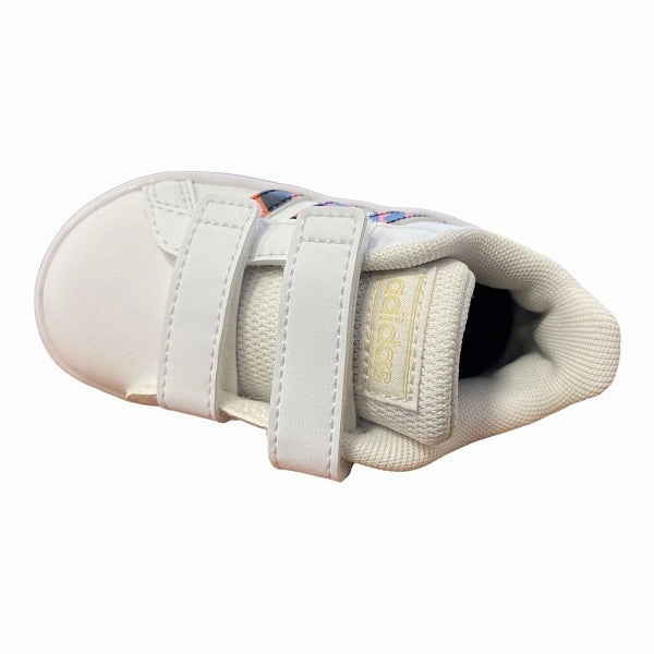 evening running running in a beach area shoes Adidas sneakers da bambino Grand Court CF I GZ1079 white-black