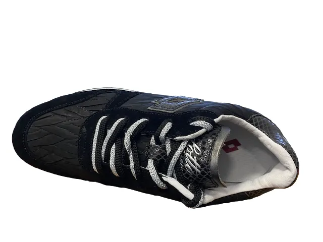 Lotto Leggenda scarpa sneakers da donna per il il tempo libero Wedge W 218731 1H8 nero-titanio Smooth running experience