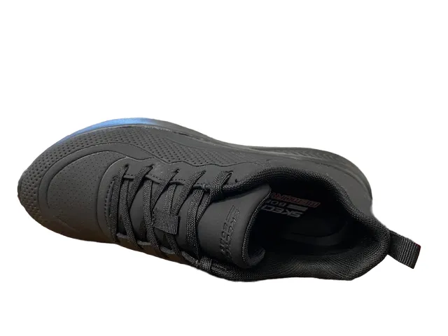 Asymmetric Ankle Support Flexible Torsion System Skechers scarpa sneakers da donna con rialzo al tallone Bobs Buno How Sweet 117151/BBK nero