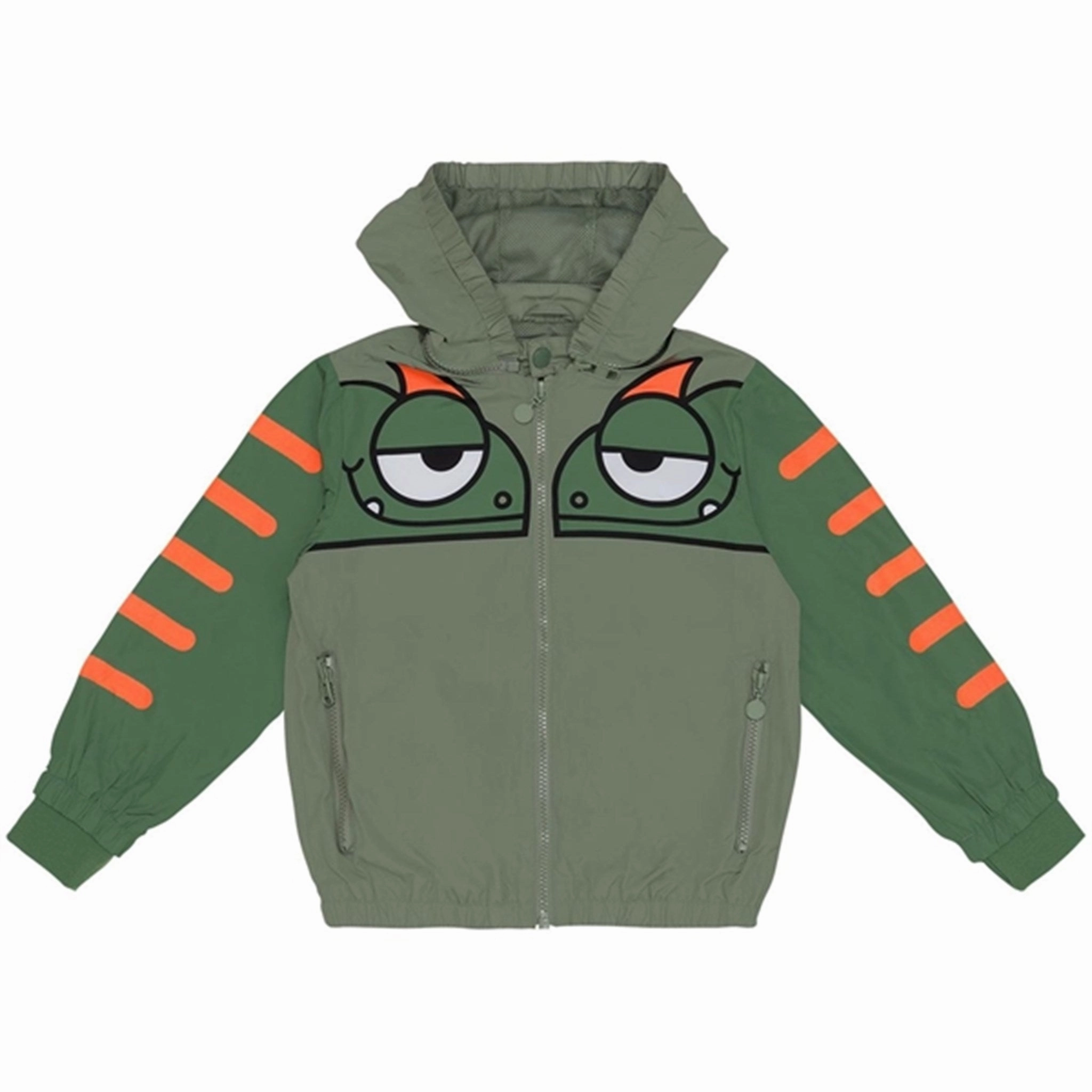 Stella McCartney Green Jacket Noise Free Material Travel Commuter Layer