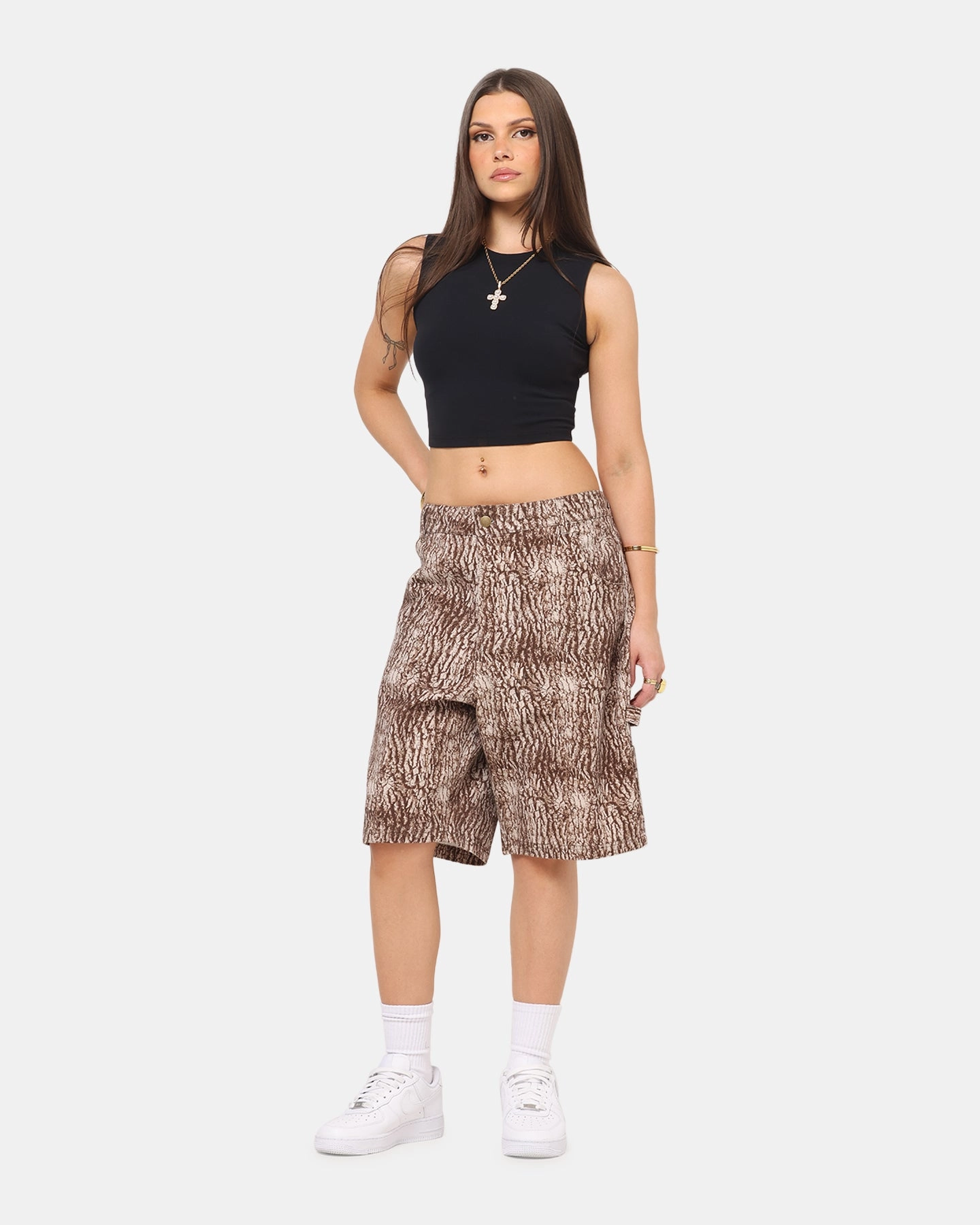 Sport Wear Fit Heat Control Carre Carpenter Jorts Tree Bark