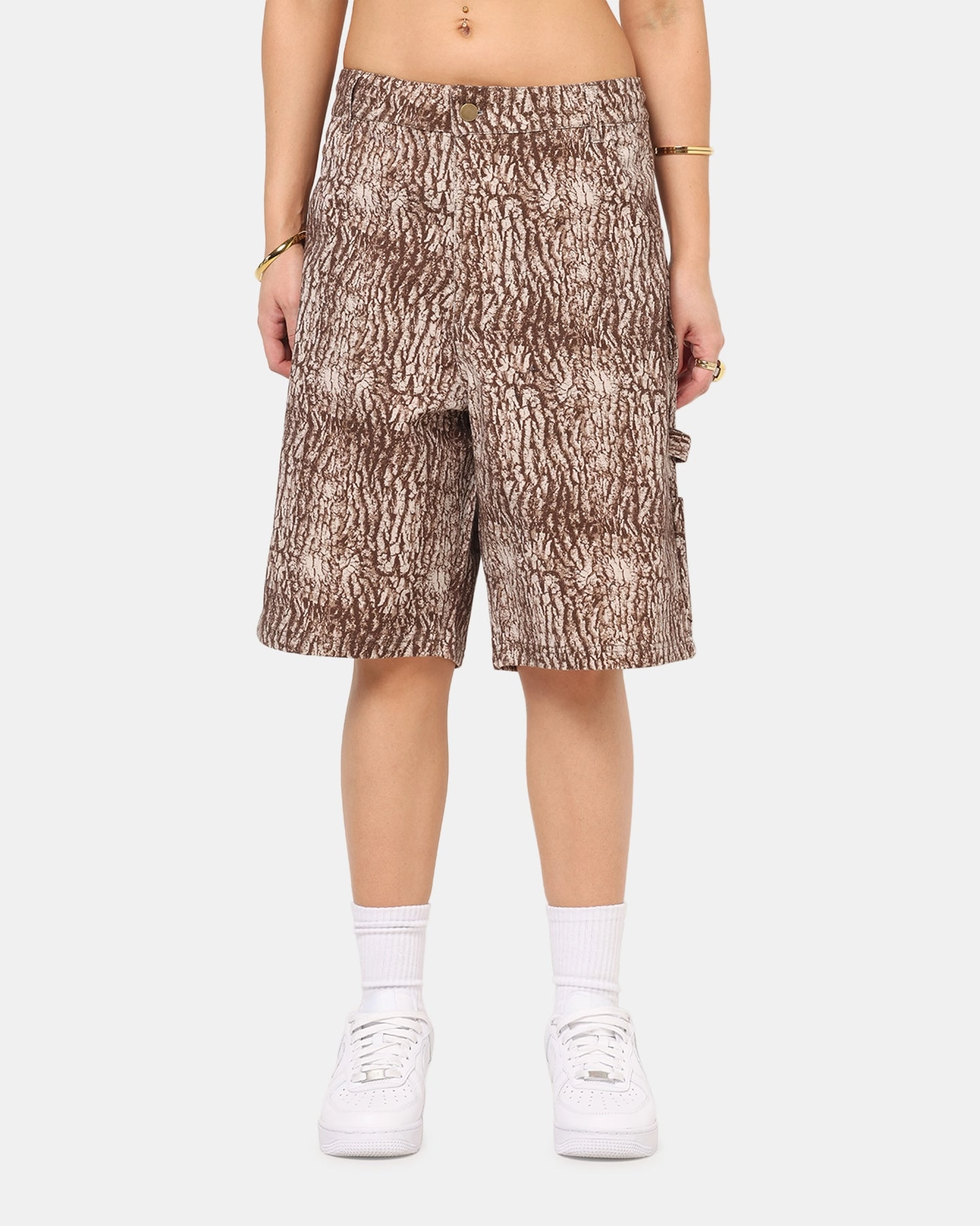 Quick drying material Carre Carpenter Jorts Tree Bark
